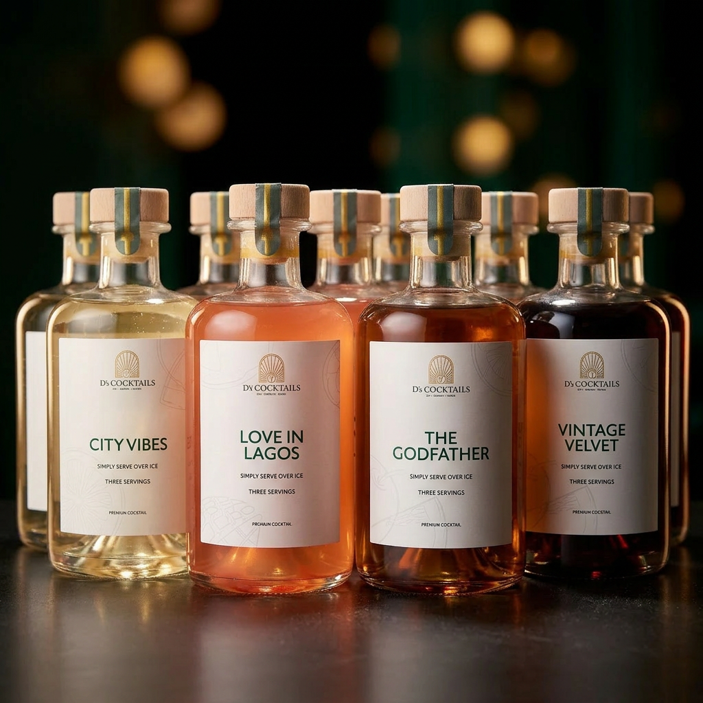 Bulk order — multiple bottles of D's Cocktails packaged together